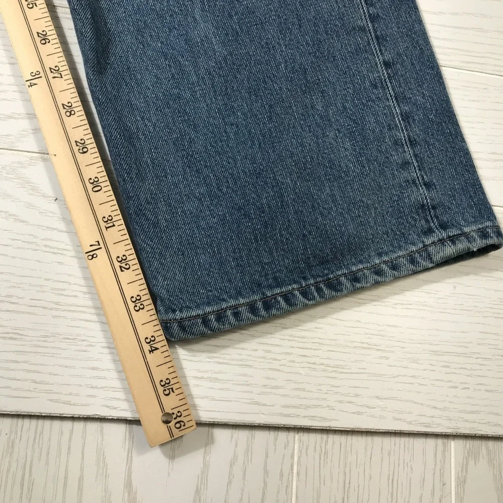 Vintage Banana Republic Jeans Men 38x34 Blue Button Fly Cotton High Rise Dad Y2K